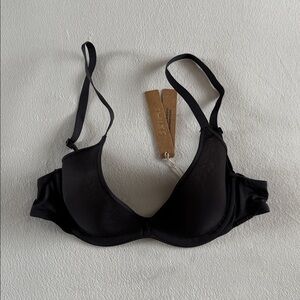 NWT Skims weightless scoop bra - onyx